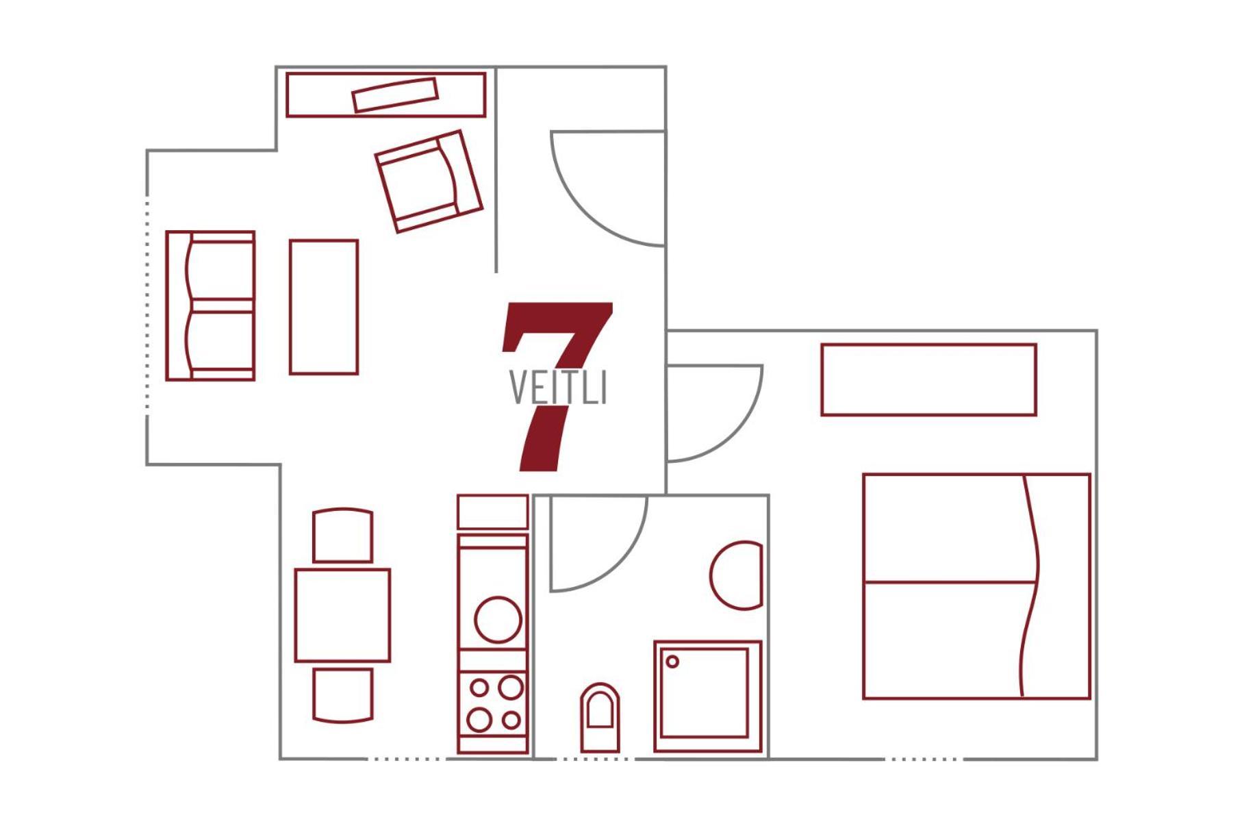 Apartament 7Schwaben Bad Urach Pokój zdjęcie